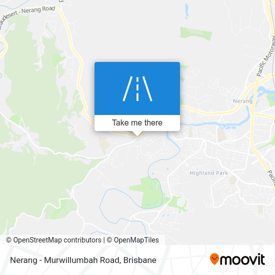 Nerang - Murwillumbah Road map