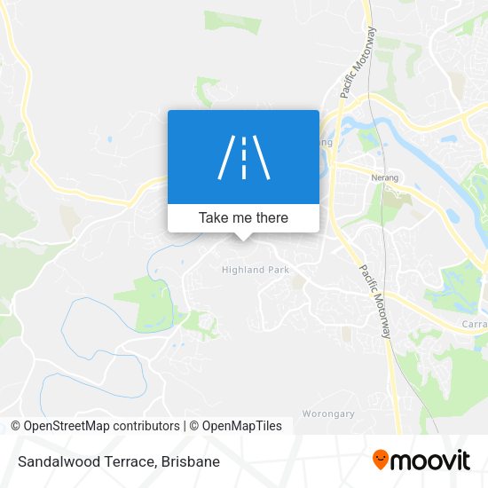 Sandalwood Terrace map