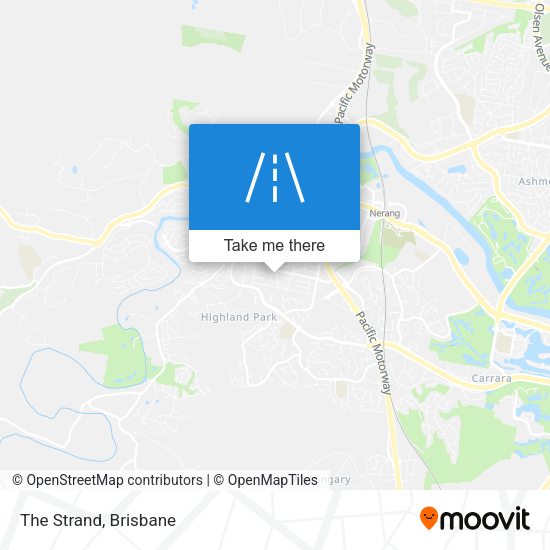 The Strand map