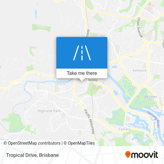 Tropical Drive map