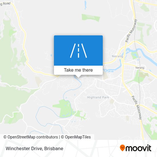 Winchester Drive map