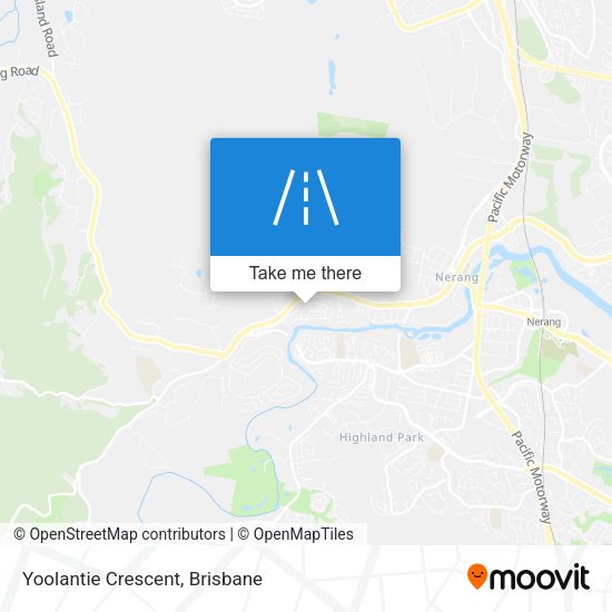 Yoolantie Crescent map