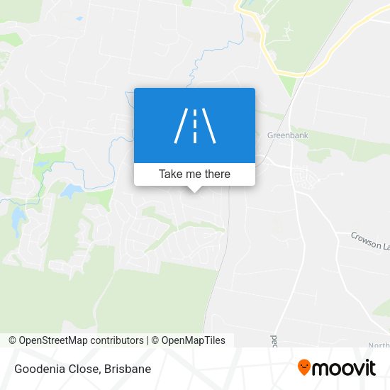 Goodenia Close map