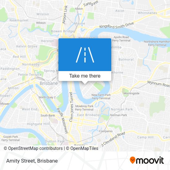 Amity Street map