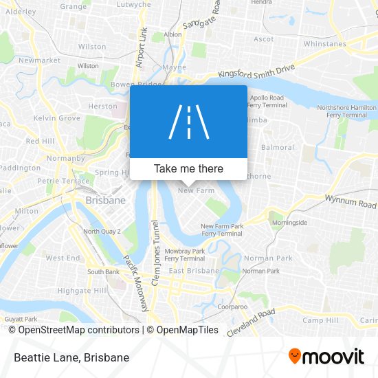 Beattie Lane map