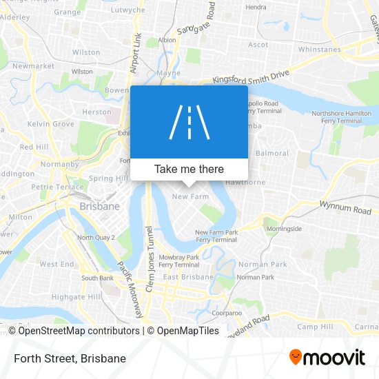 Forth Street map