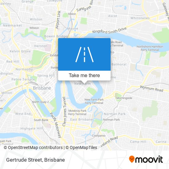 Gertrude Street map