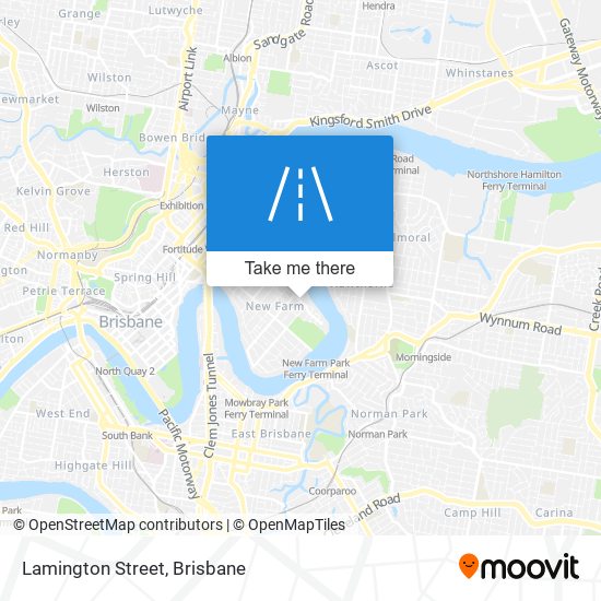 Lamington Street map