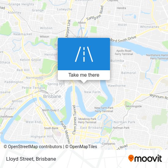 Lloyd Street map