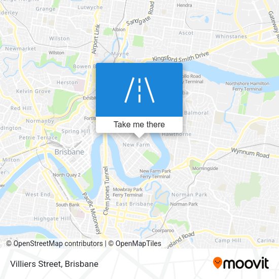 Villiers Street map