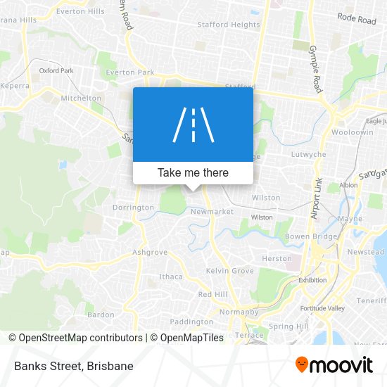 Banks Street map