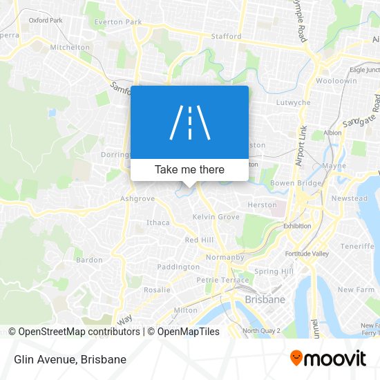 Glin Avenue map