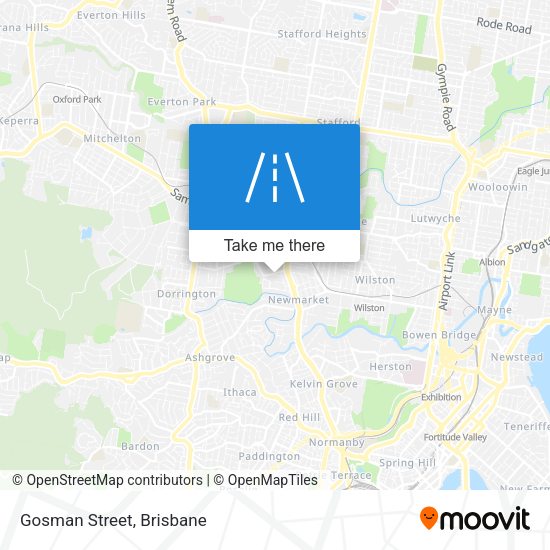Gosman Street map