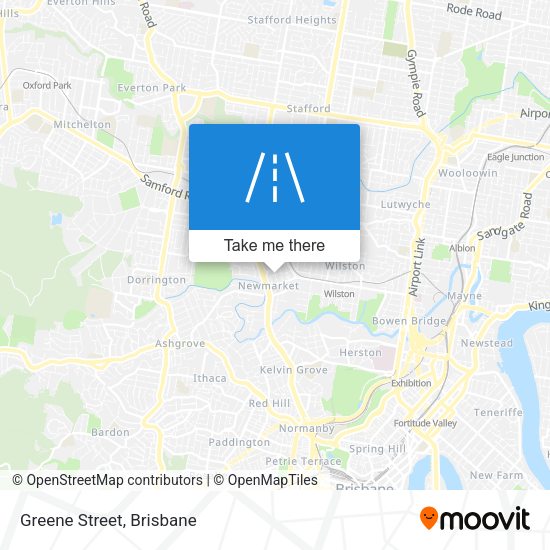Greene Street map