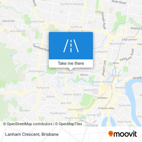 Lanham Crescent map