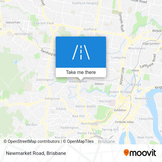 Newmarket Road map