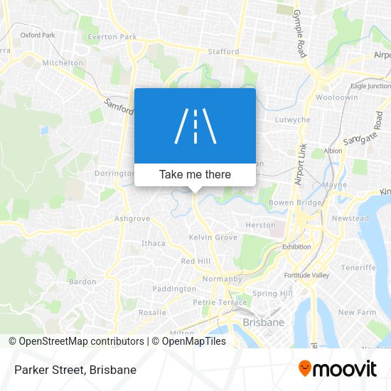 Parker Street map