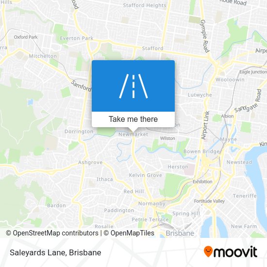 Saleyards Lane map