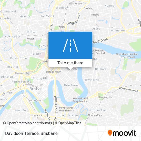 Davidson Terrace map