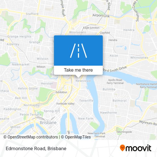 Edmonstone Road map