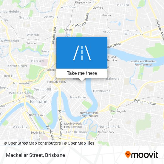 Mapa Mackellar Street