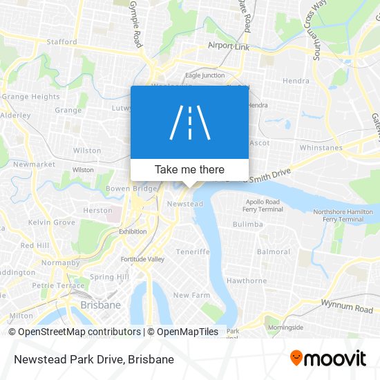 Mapa Newstead Park Drive