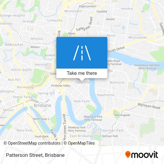 Patterson Street map