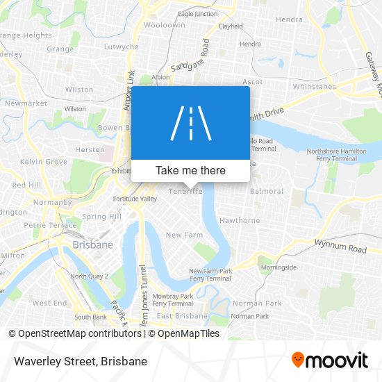 Waverley Street map