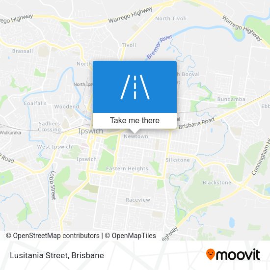 Lusitania Street map