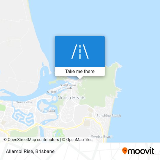 Allambi Rise map