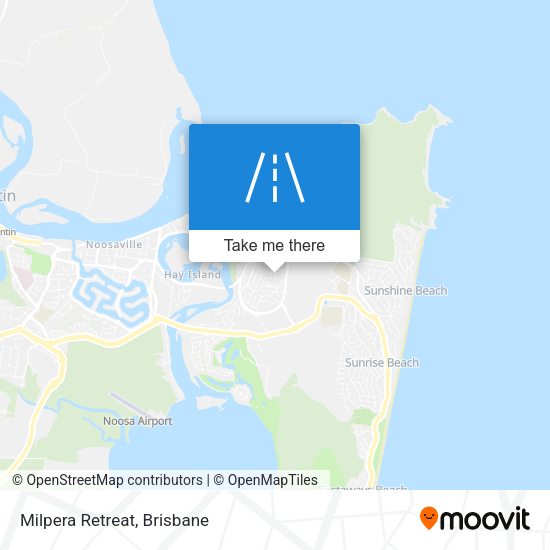 Milpera Retreat map