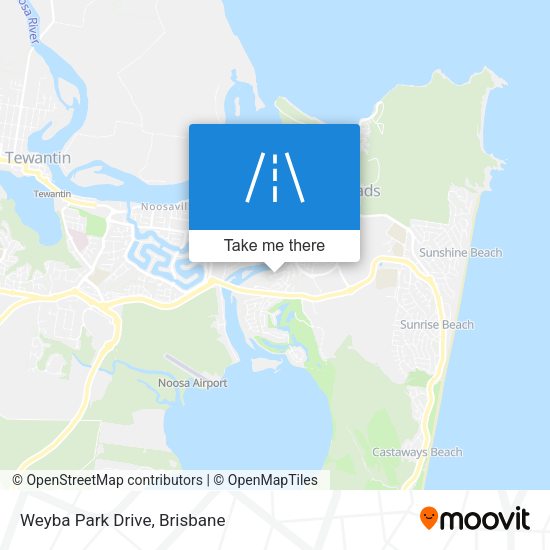 Weyba Park Drive map