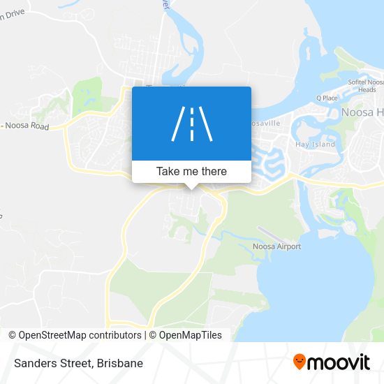 Sanders Street map