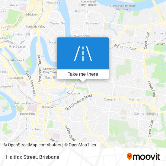 Halifax Street map