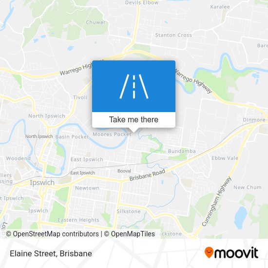 Elaine Street map