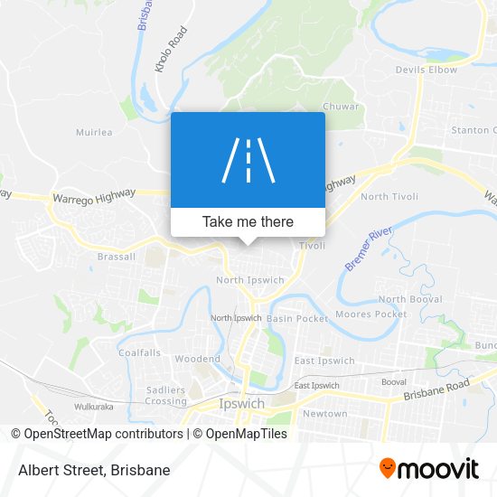 Albert Street map