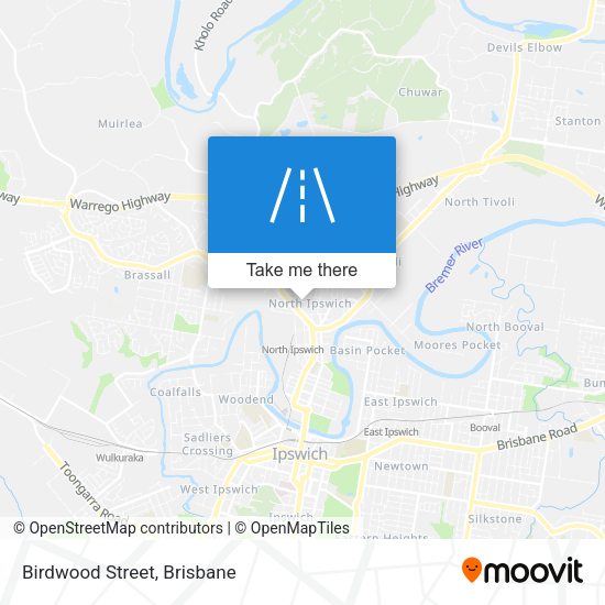 Birdwood Street map