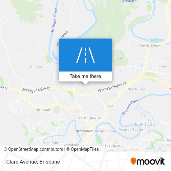 Clare Avenue map