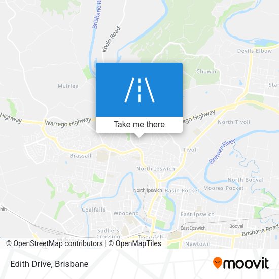 Edith Drive map