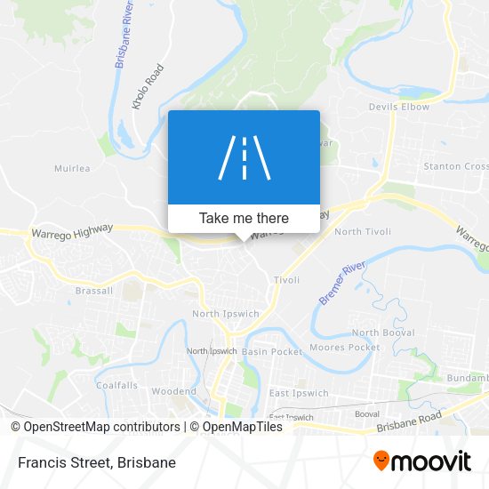 Francis Street map