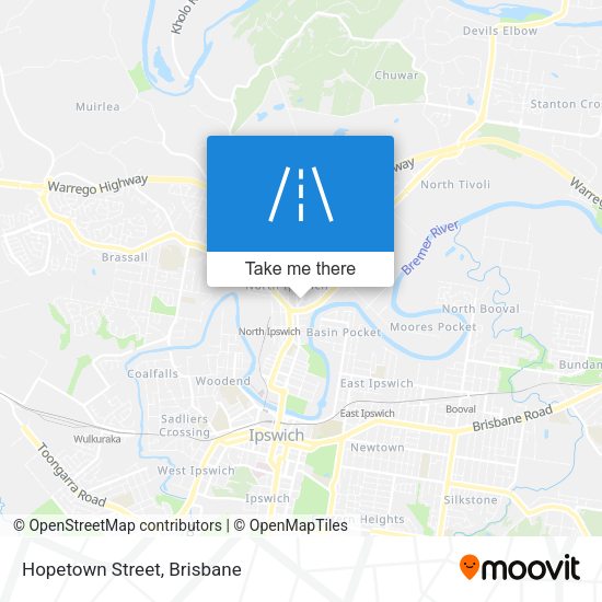 Hopetown Street map