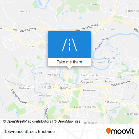 Lawrence Street map