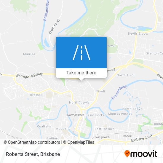 Roberts Street map
