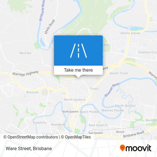Ware Street map