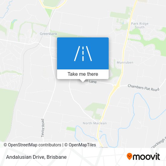 Andalusian Drive map