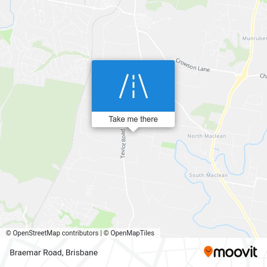 Braemar Road map