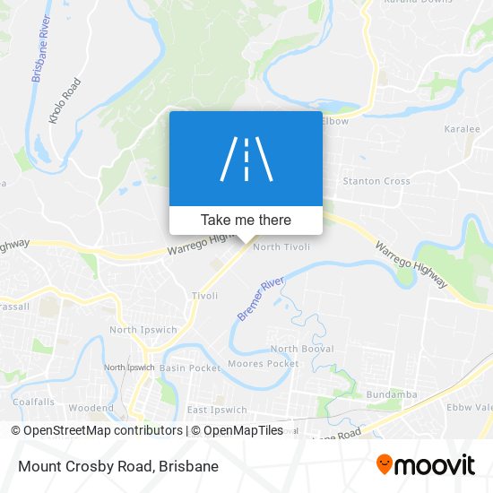 Mount Crosby Road map