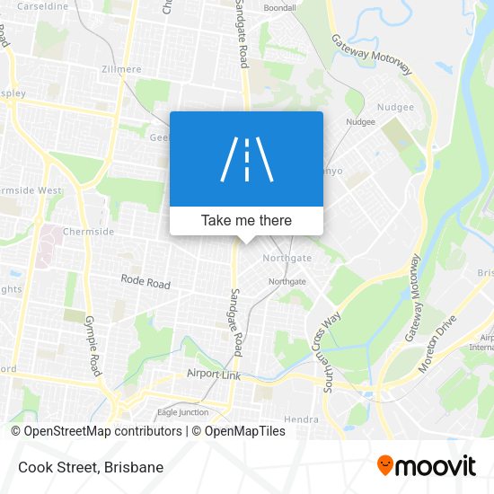 Cook Street map