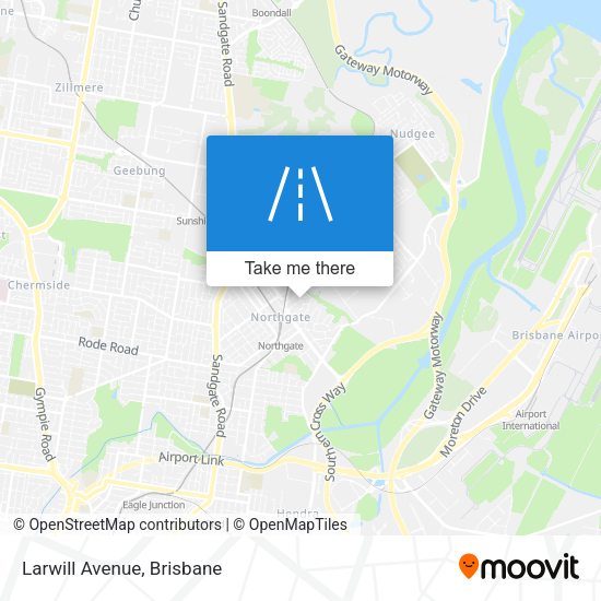 Larwill Avenue map