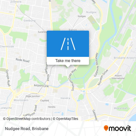 Nudgee Road map